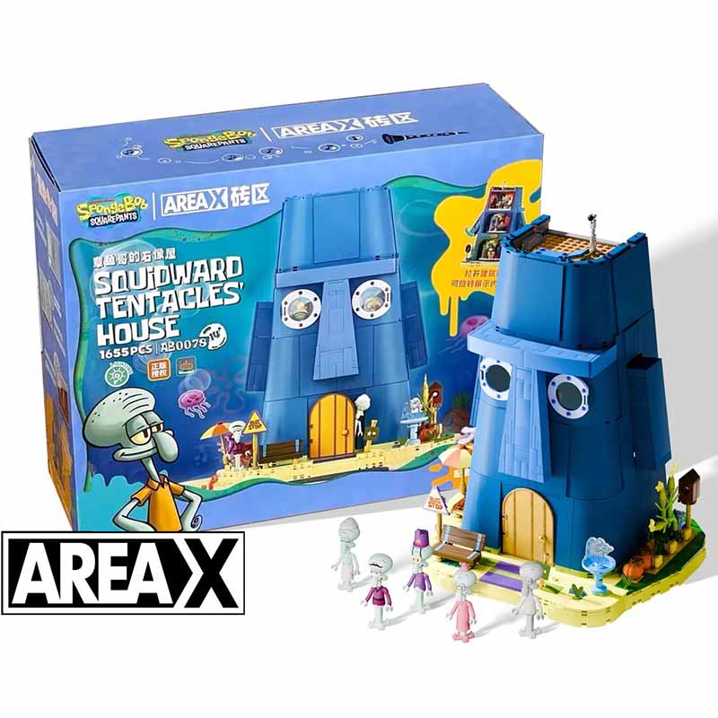 لگو خانه اختاپوس باب اسفنجی 1655 قطعه مدل Area-X Squidward Tentacles's House AB0078